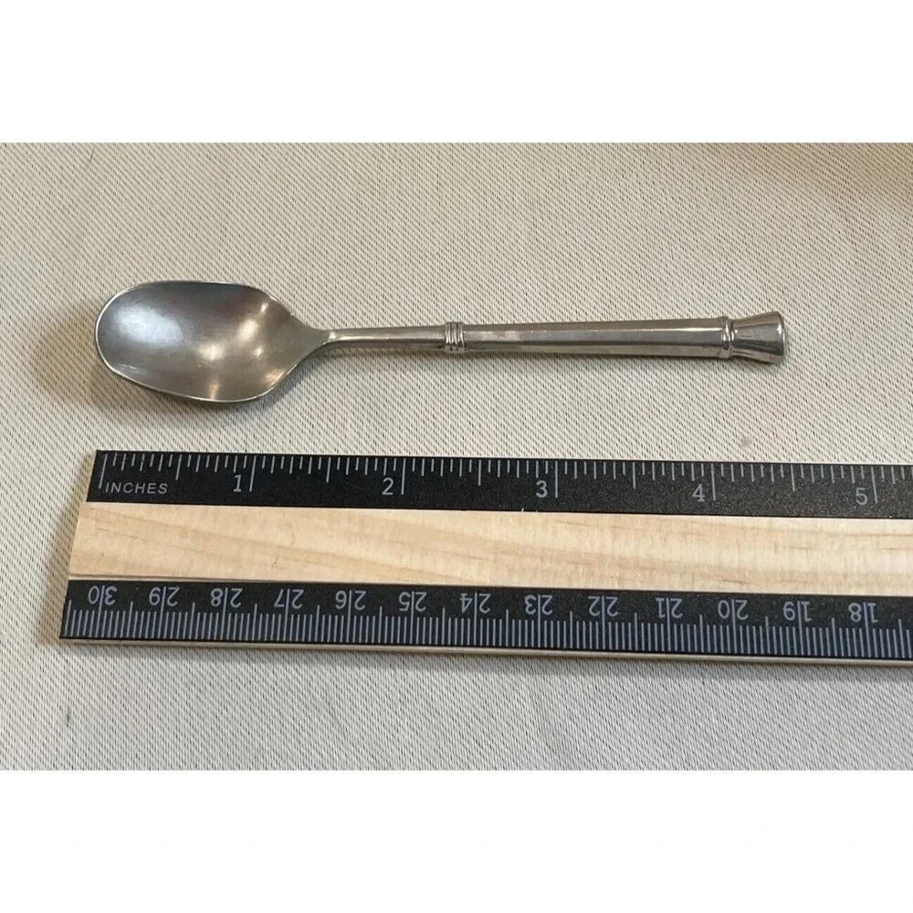 Martian Silver Plated‎ Demitasse Spoon Sugar Jam Set Of 2 4.5 Inch